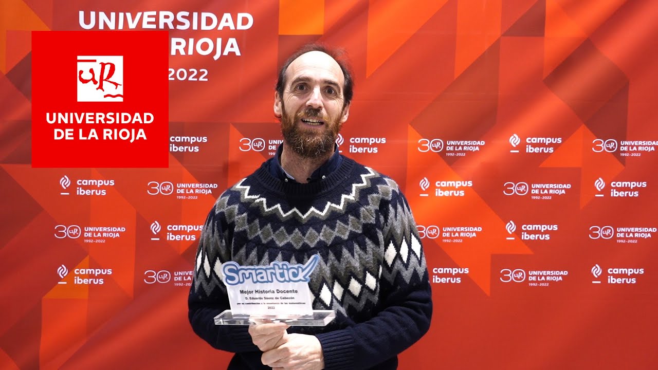 Eduardo Sáenz de Cabezón, Premio Smartick a la Mejor Historia Docente 2022