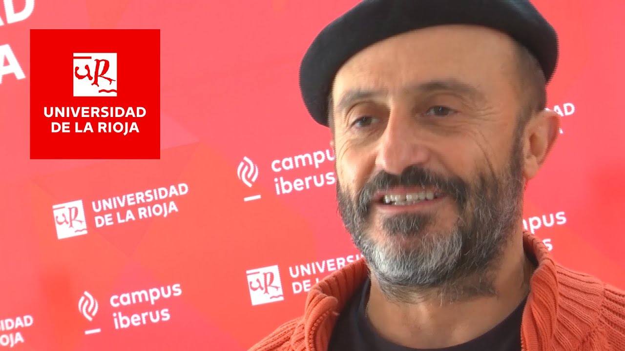 Encuentro de Pepe Viyuela y Antonio C. Guijosa con estudiantes de la Universidad de La Rioja