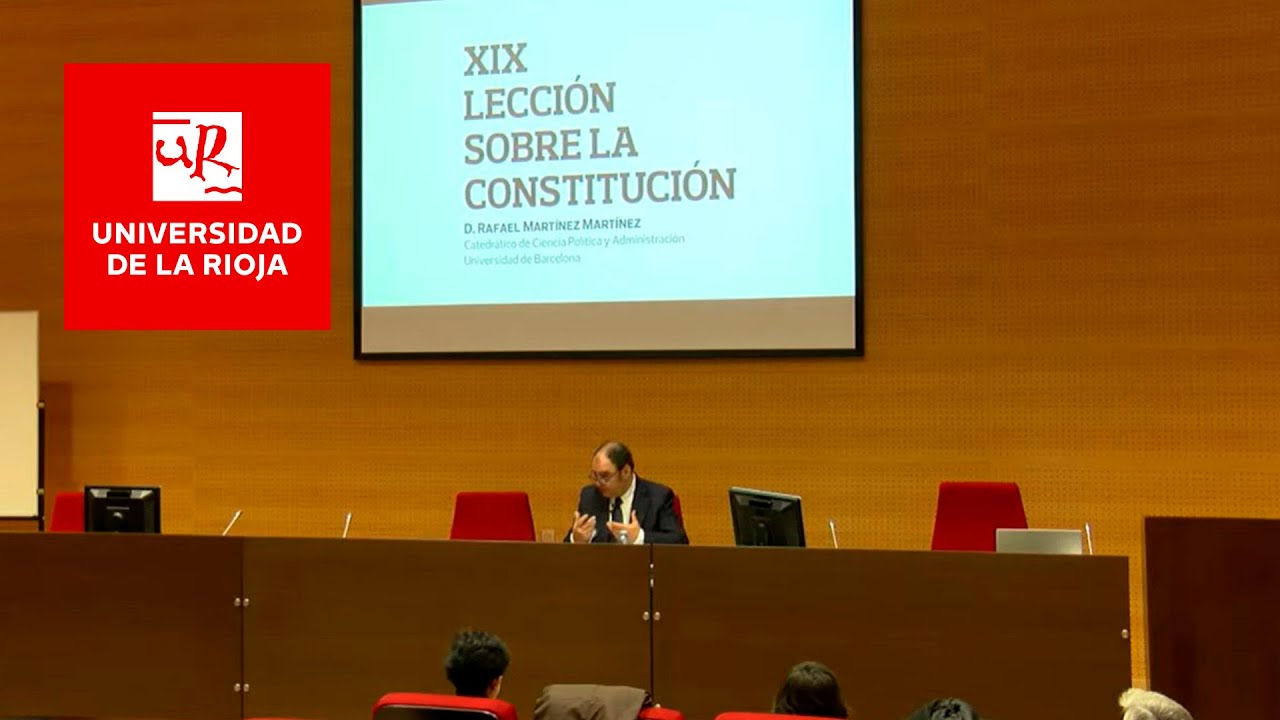 XIX Lección sobre la Constitución, Rafael Martínez Martínez