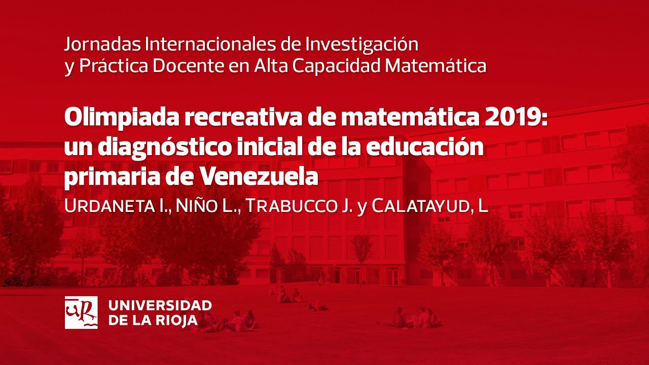 Olimpiada recreativa de matemática 2019: diagnóstico inicial de la educación primaria de Venezuela