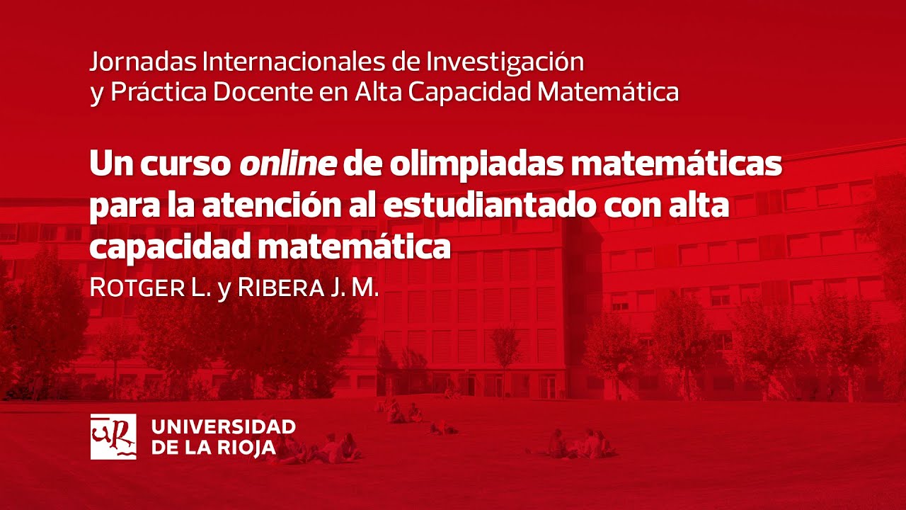 Un curso online de olimpiadas matemáticas para la atención al estudiantado con AC Matemática