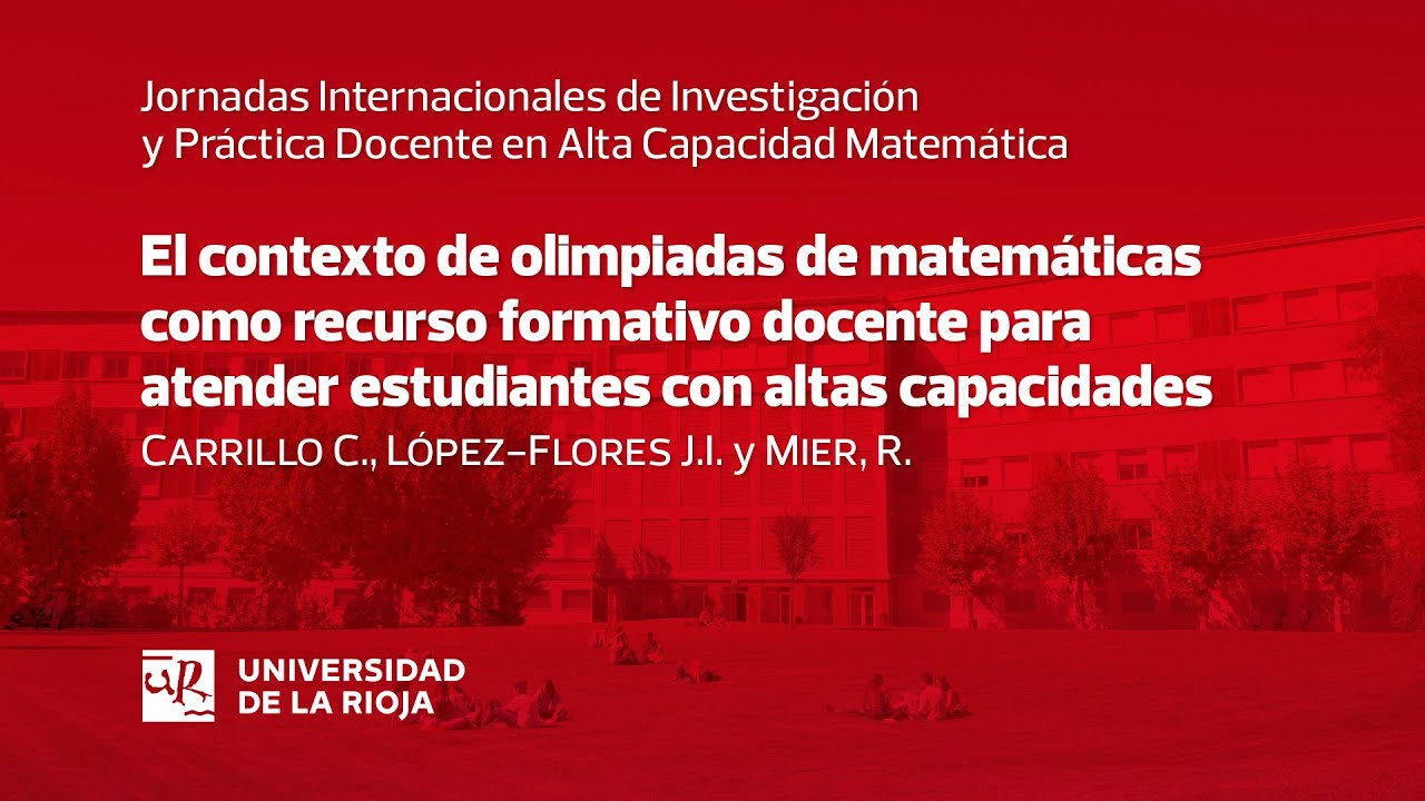 Las olimpiadas de matemáticas como recurso formativo docente para estudiantes con AC Matemática