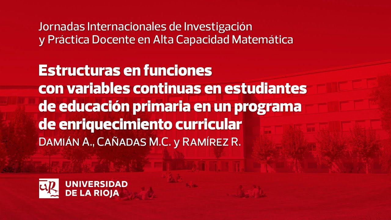 Estructuras en funciones con variables continuas en estudiantes de Educación Primaria