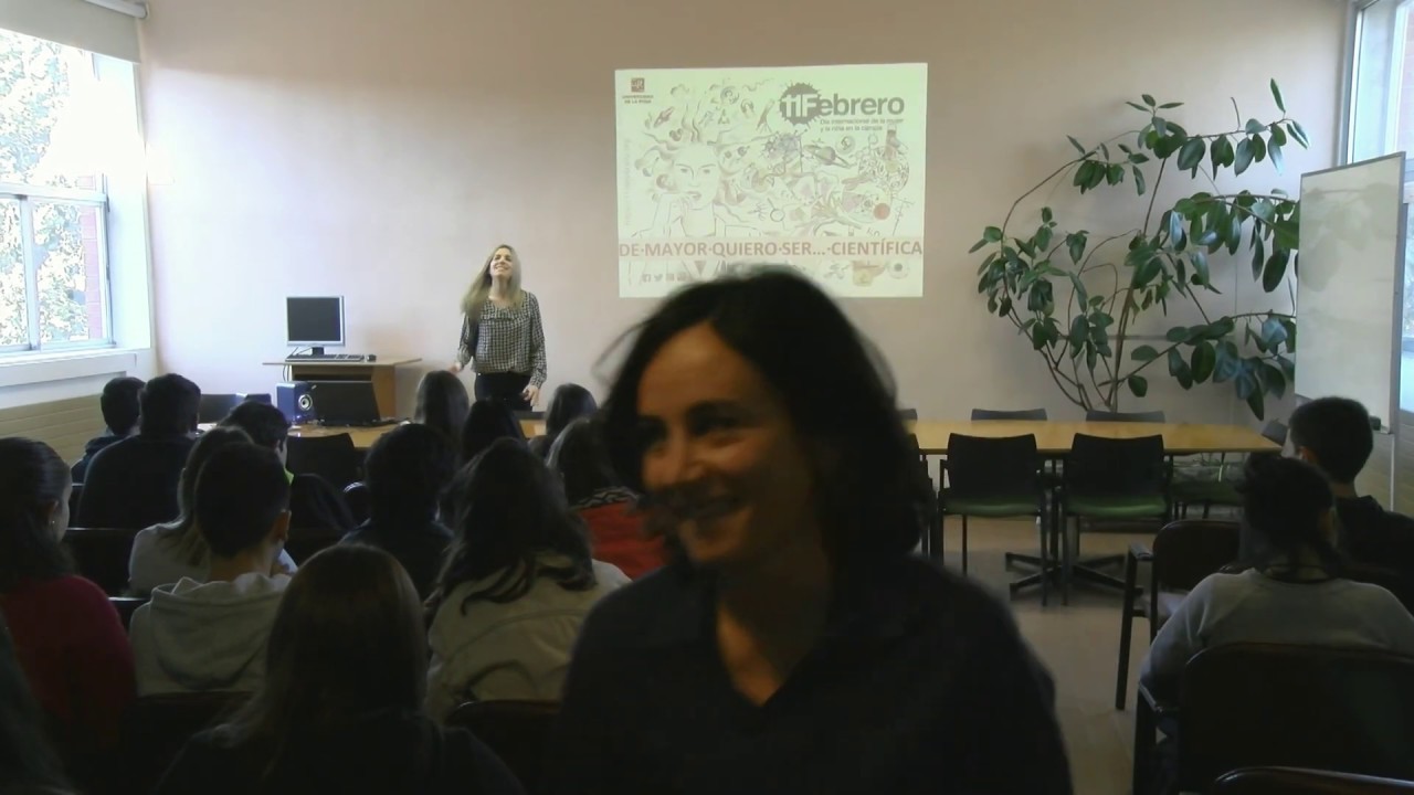 Charla del Día de la Mujer y la Niña en la Ciencia 2019 en el IES La Laboral