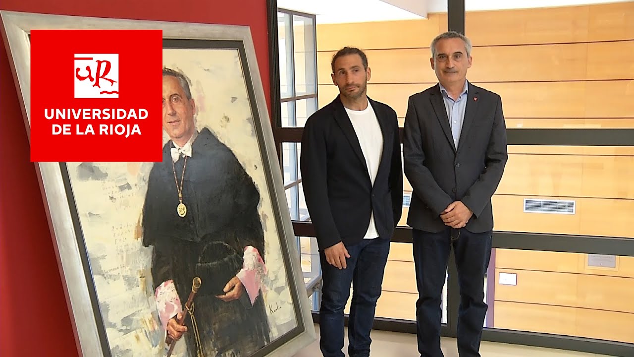 La Galería de Rectores de la Universidad de La Rioja incorpora el retrato de Julio Rubio García