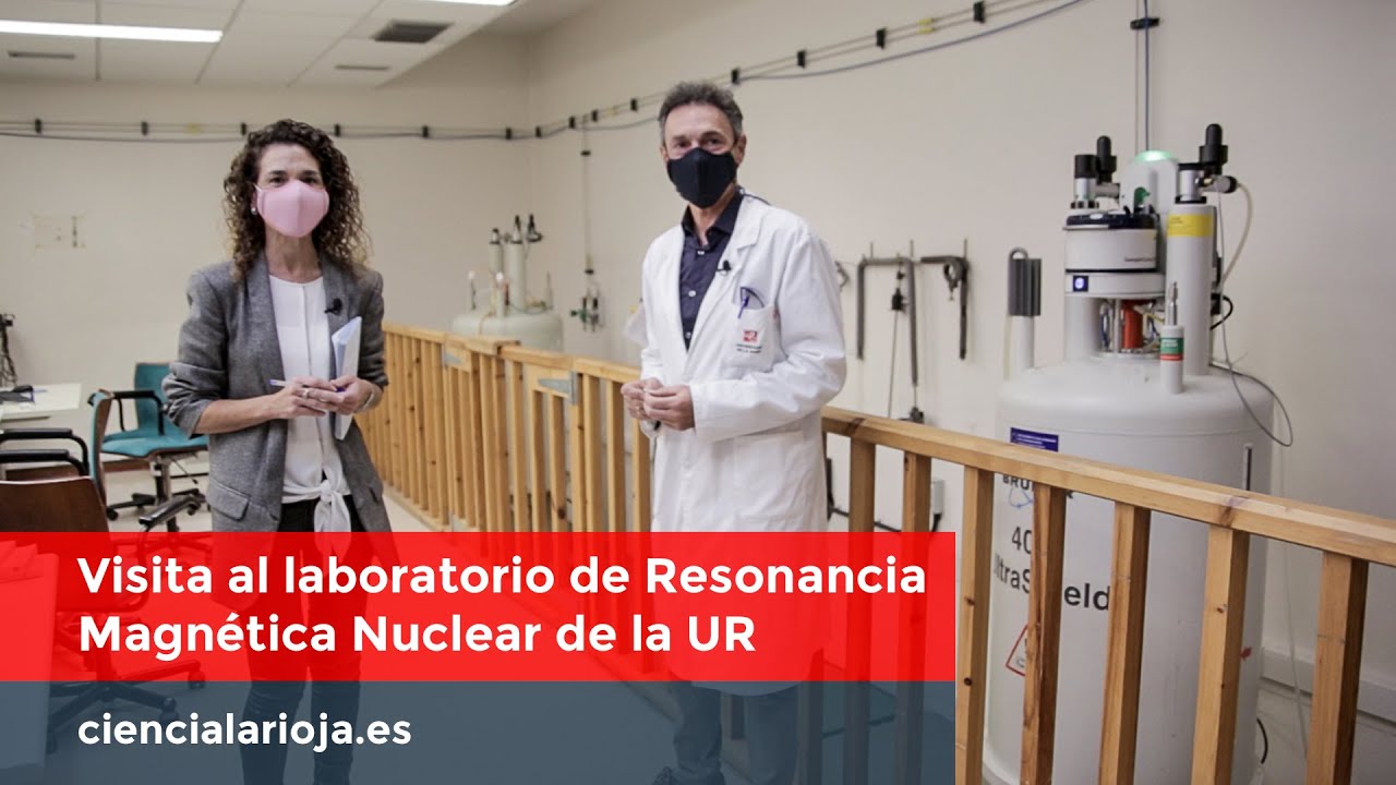 Visita al laboratorio de Resonancia Magnética Nuclear de la Universidad de La Rioja